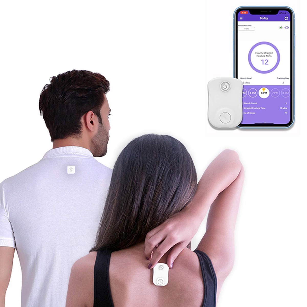 Strack Smart Posture Trainer - Milky White