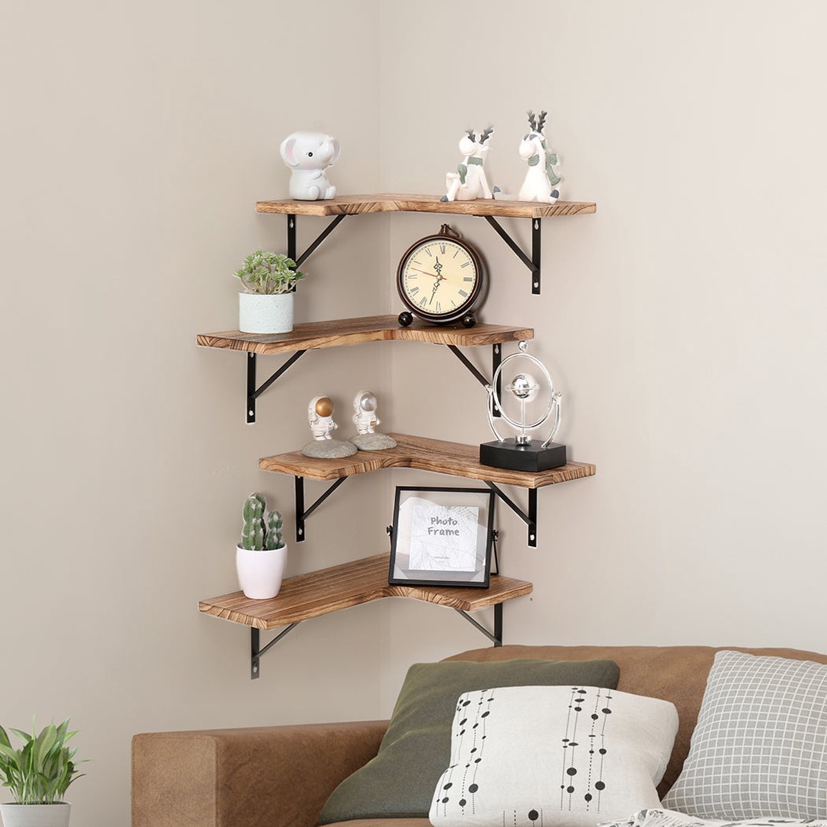 Floating Shelf DIY Corner Hanging