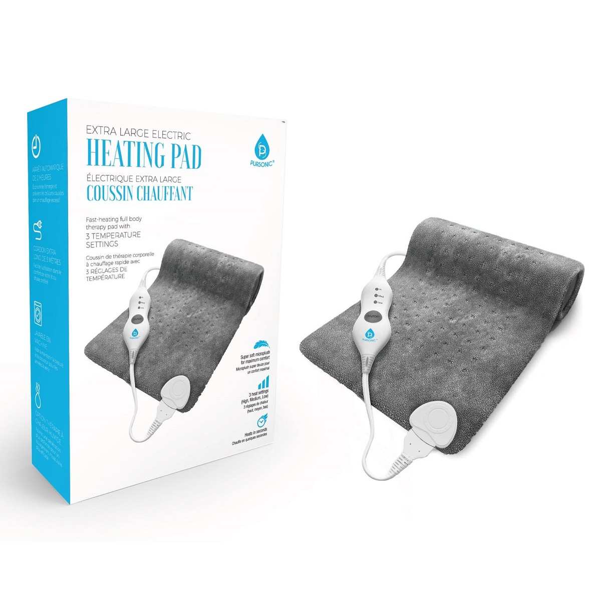 Electric Heating Pad - GRAY