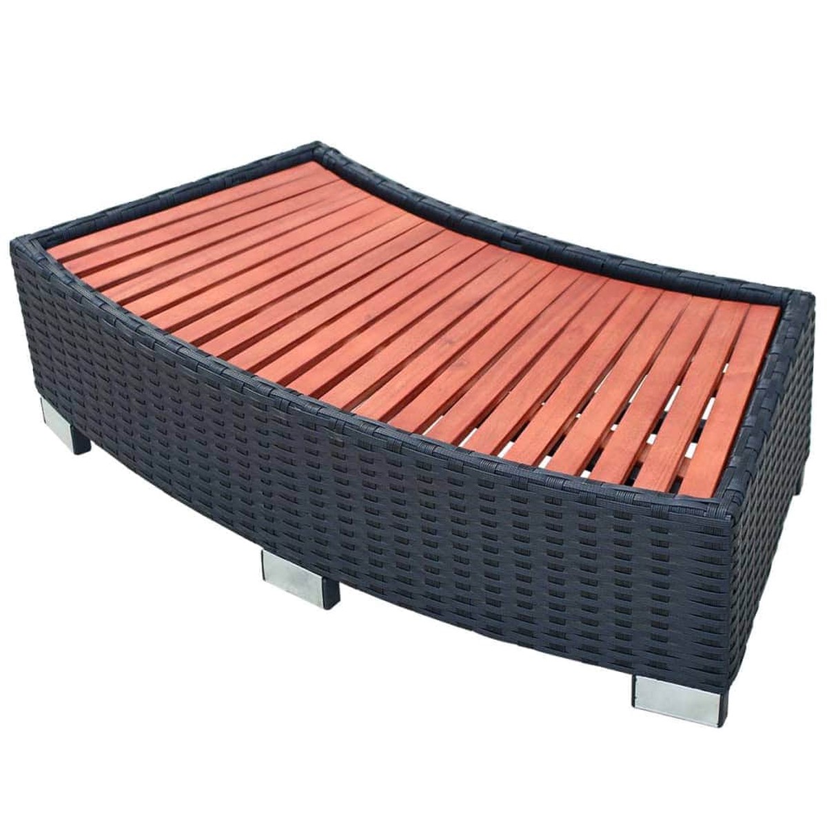 Spa Step Poly Rattan Black