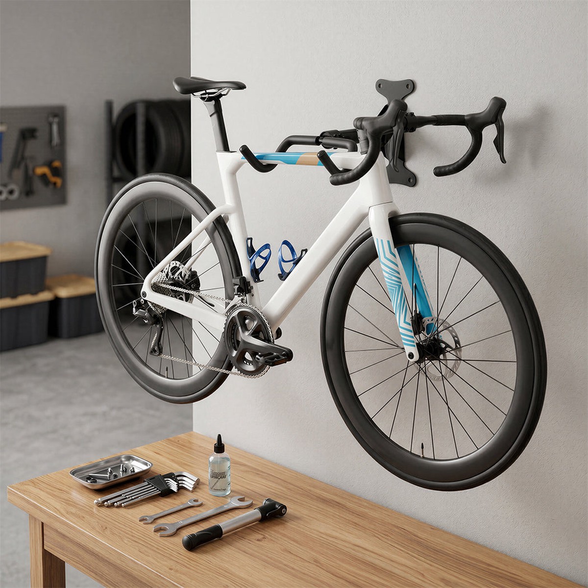 Bike Wall Mount Hook Foldable Storage Rack |
