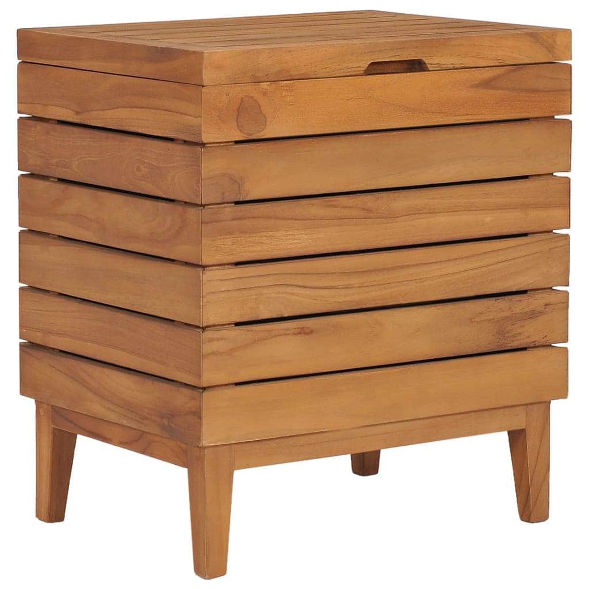 Laundry Basket Solid Teak Wood - 403045cm