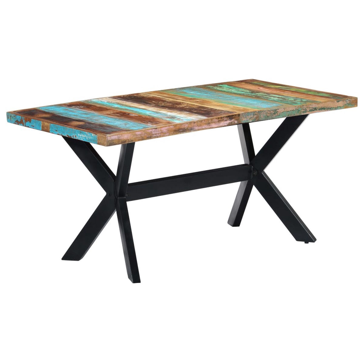 Dining Table Durable Solid Reclaimed Wood - A